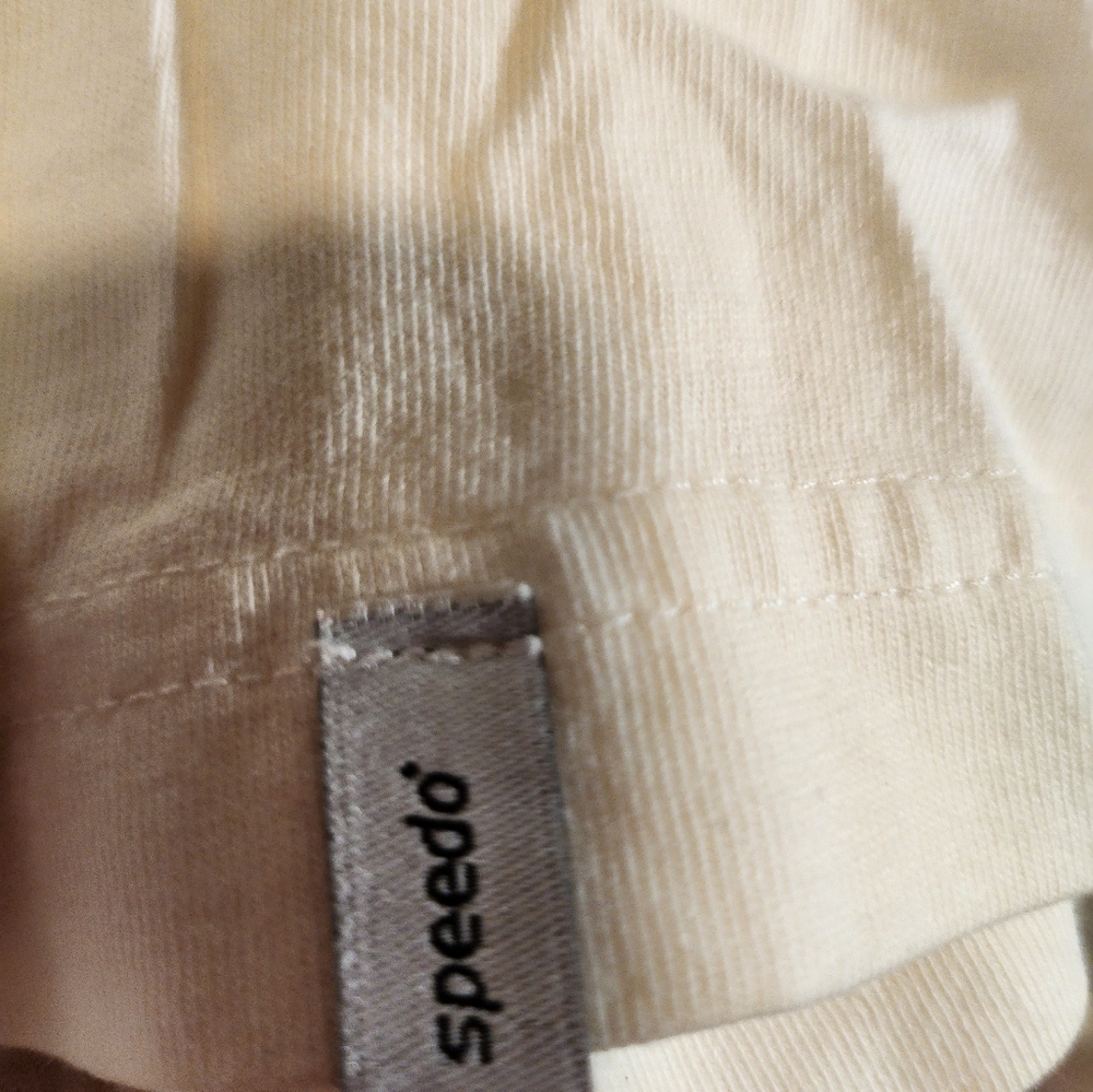 Speedo Cream Floral Men's T-Shirt - Picture 3 of 4